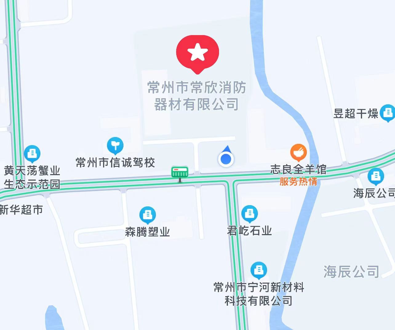 公司位置示意图